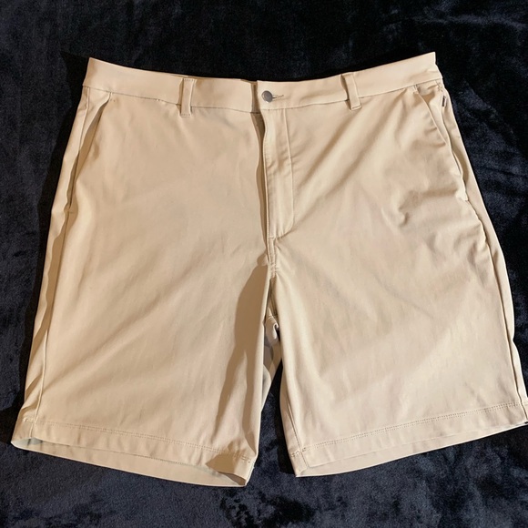 Member's Mark Men's Benton Performance Shorts Tan Sz 40 - Picture 1 of 9